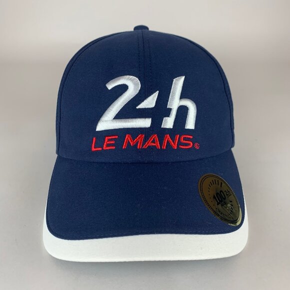 Le Mans 24 Hour Race Navy Blue Strapback Adjustable Hat New - Picture 2 of 5